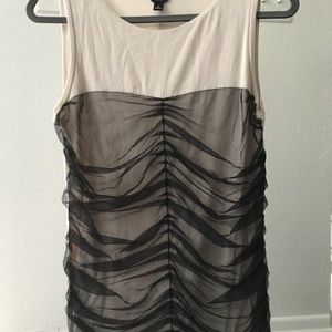 Cream/Black Ann Taylor Size M